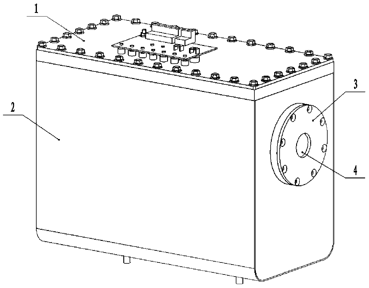 Combined high-frequency high-pressure X-ray machine head