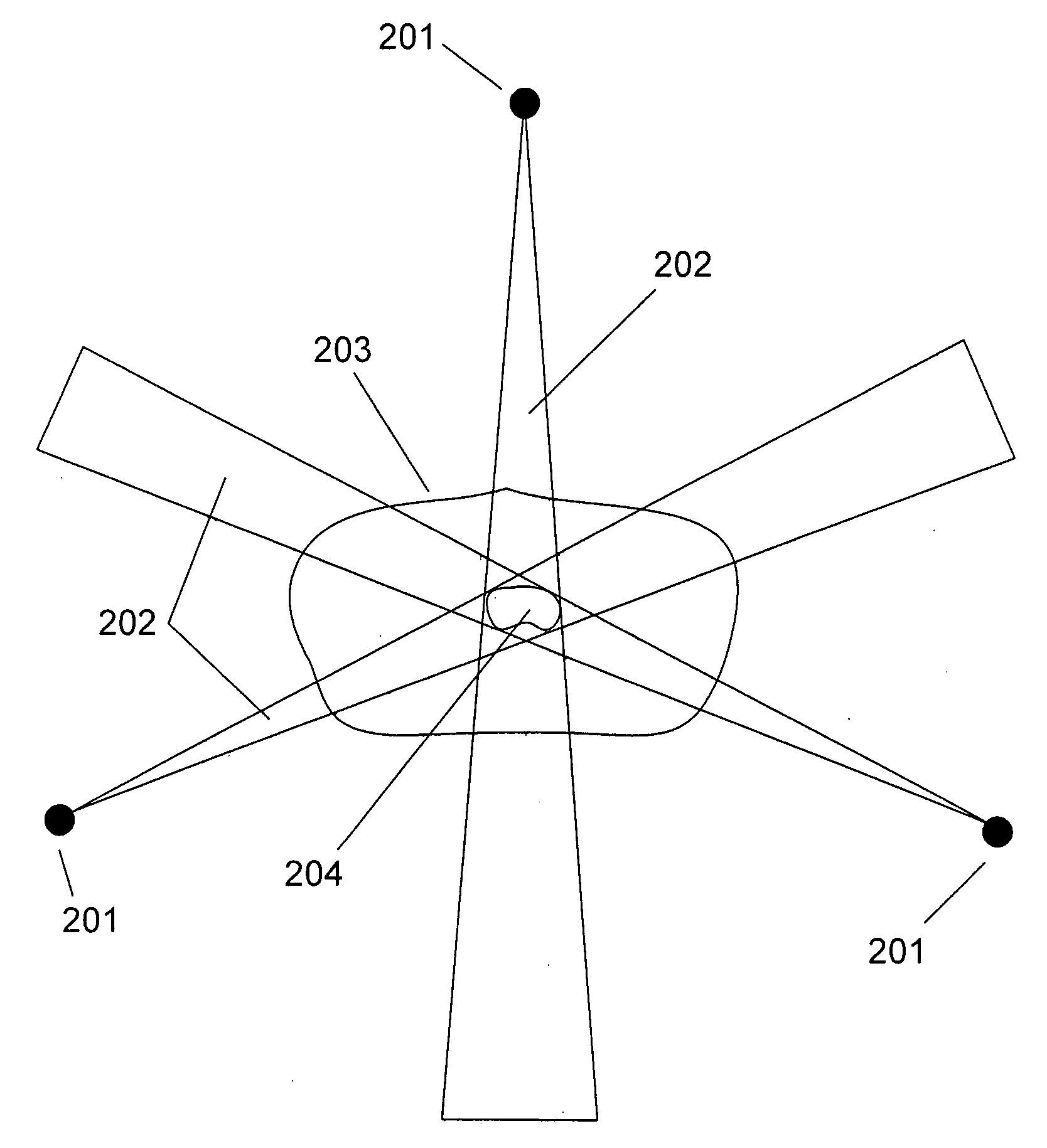 Method and system for the calculation of dose responses for radiotherapy treatment planning