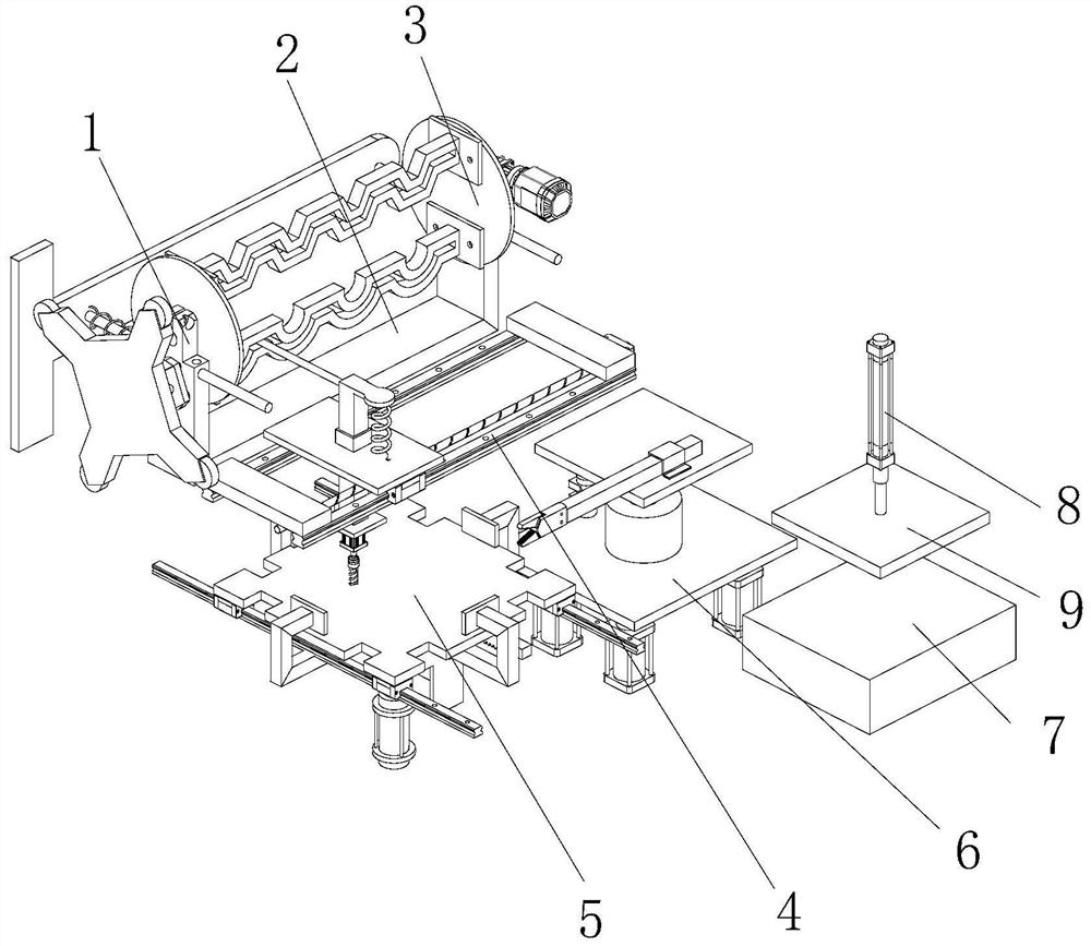 A processing mechanism for pvc boards