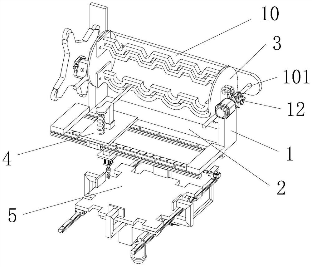 A processing mechanism for pvc boards