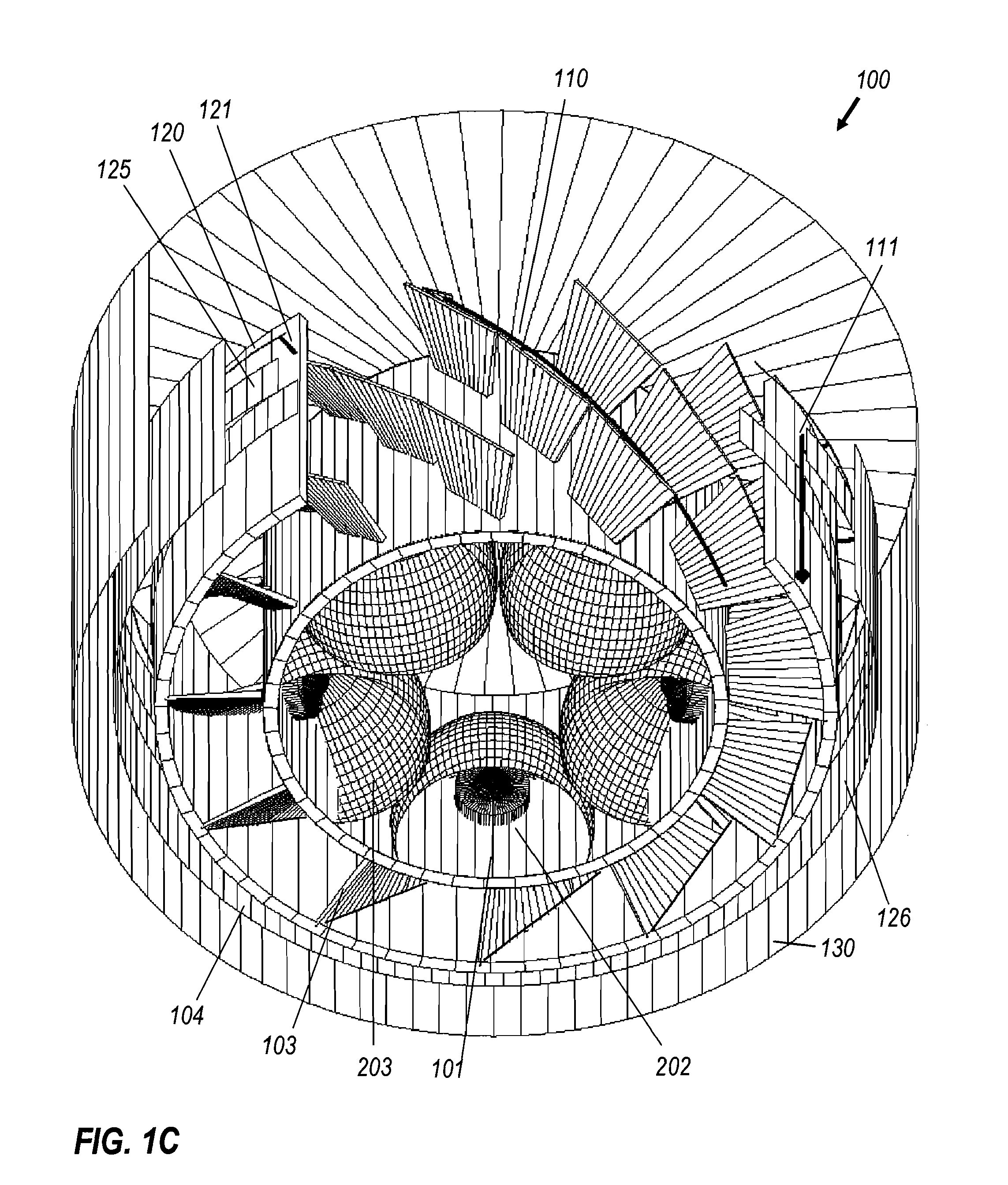 Heat sink with helical fins and electrostatic augmentation