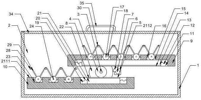 Fixation device for tea leaves