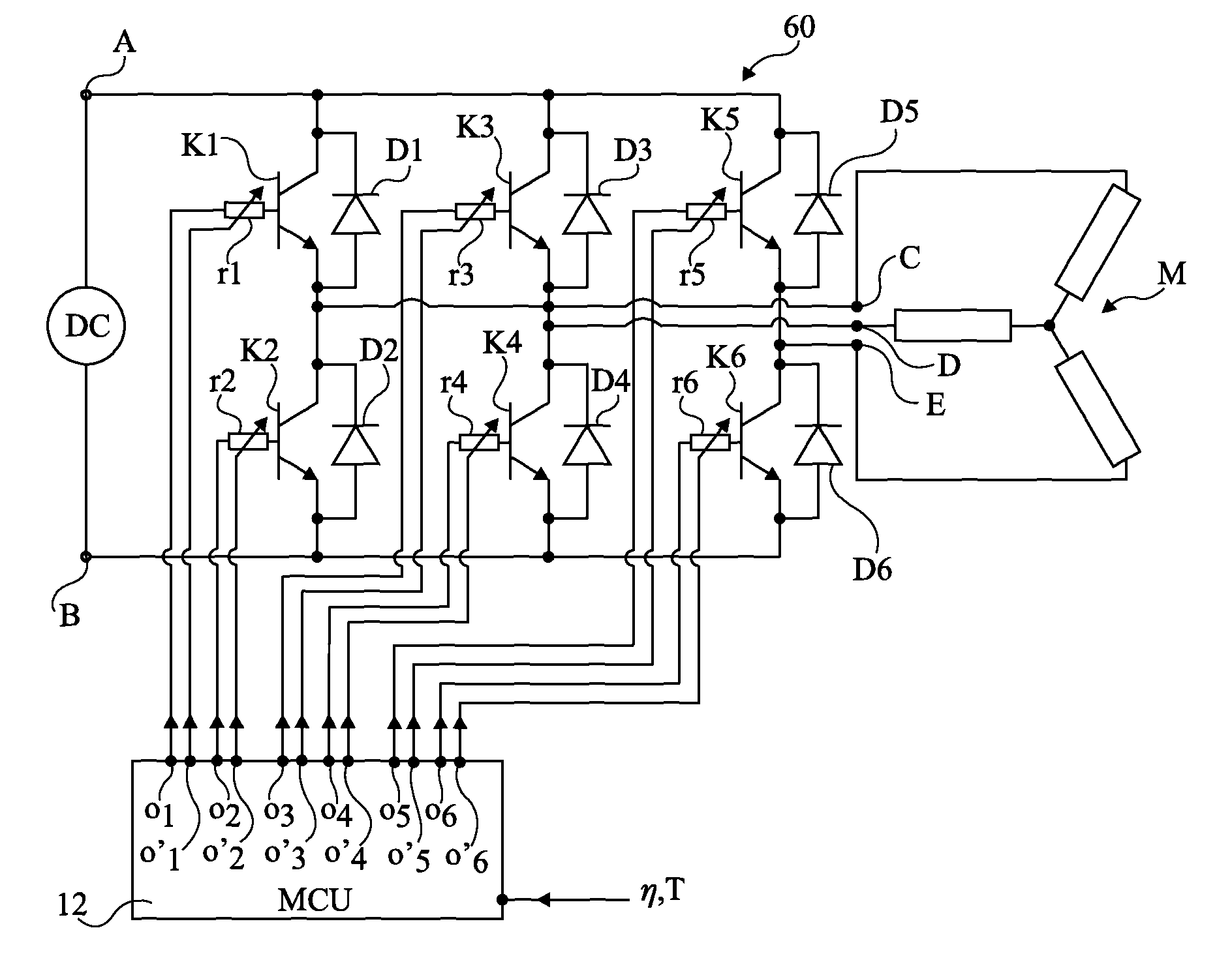 Control of a switch in a power converter