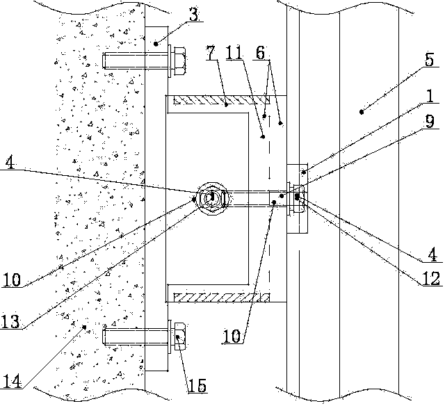 Guide rail vibration isolation structure