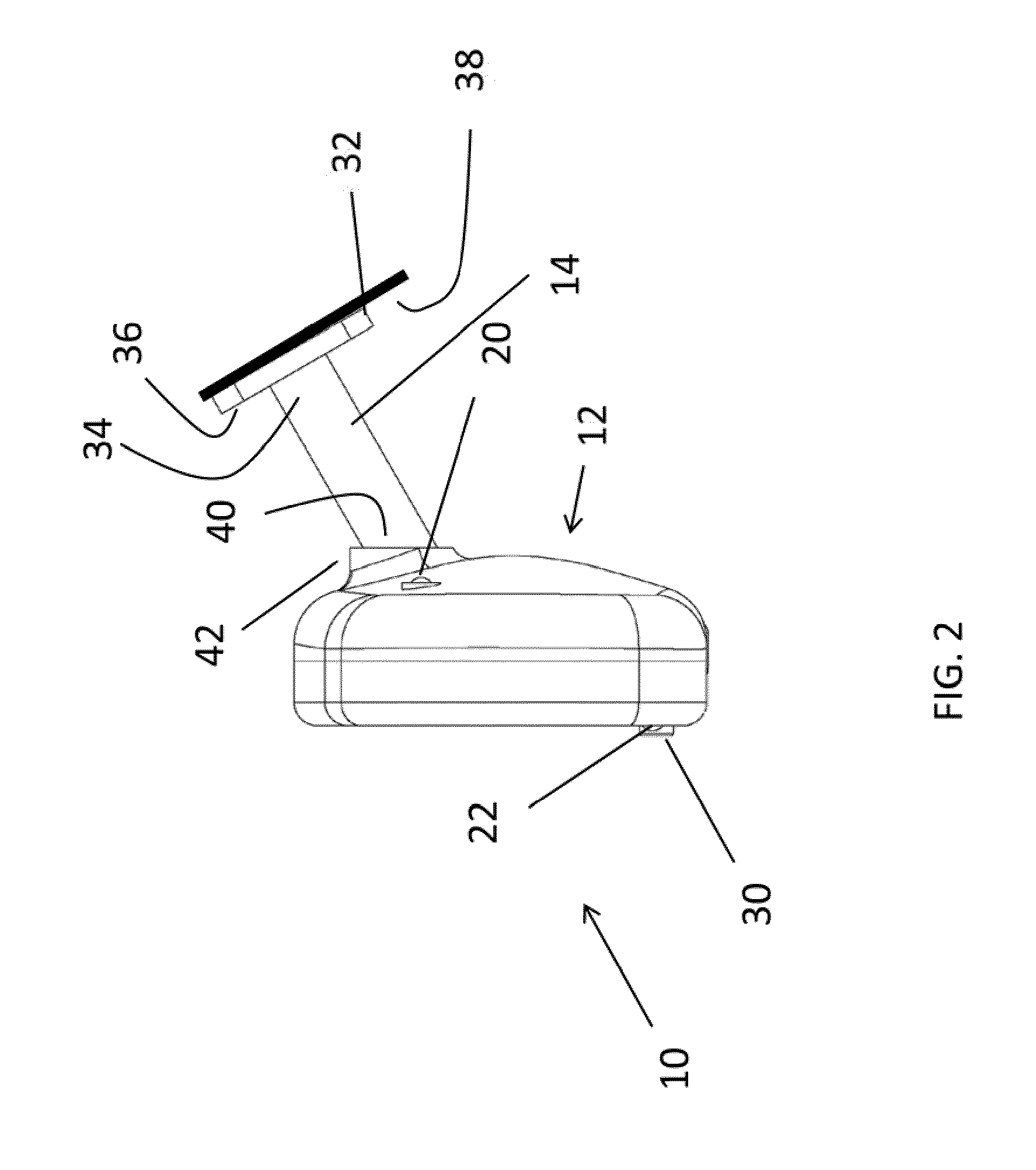 Automobile Rear View Mirror Assembly for Housing a Camera System and a Retractable Universal Mount