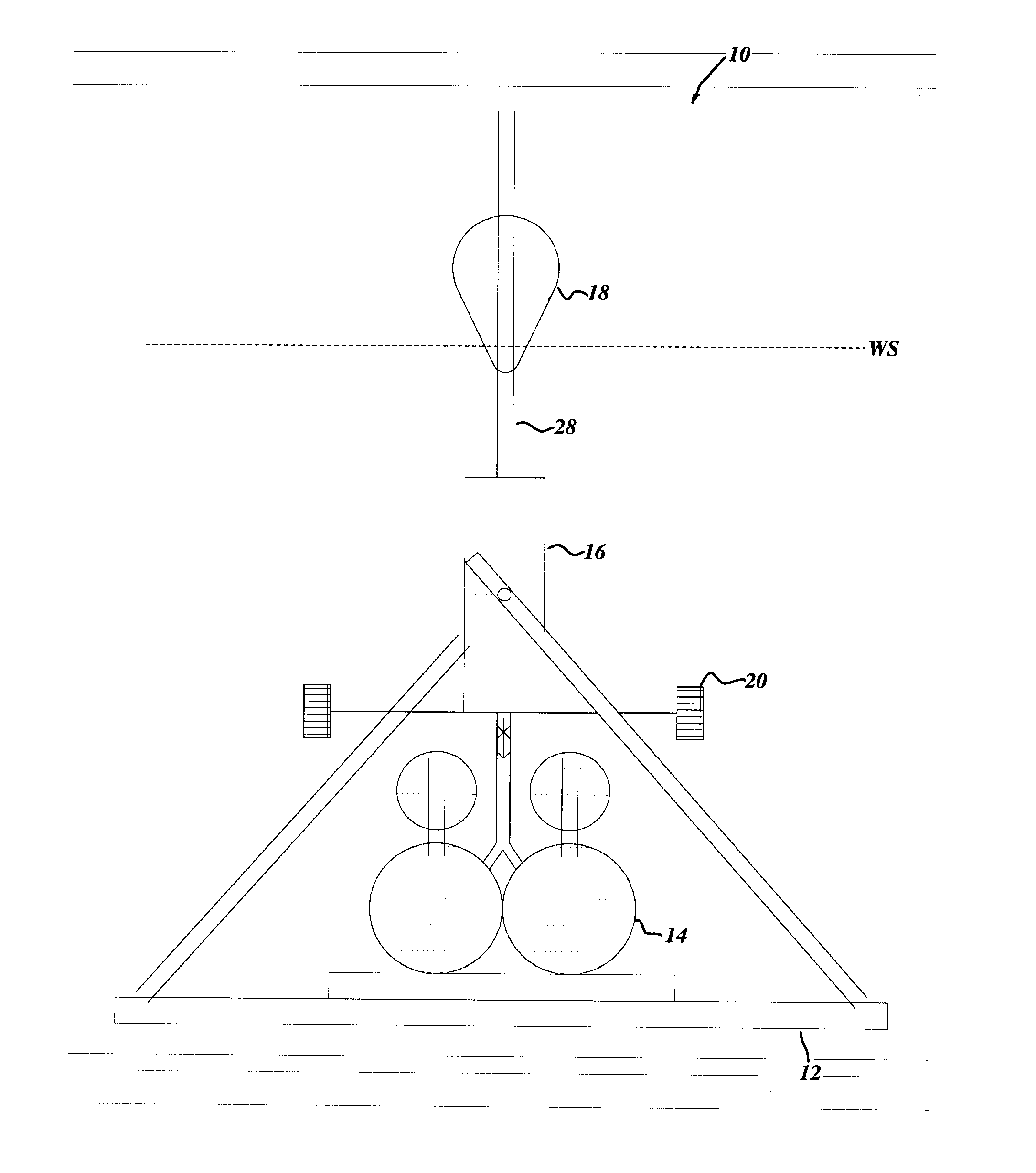 Wave transduce having variable energy piston assembly