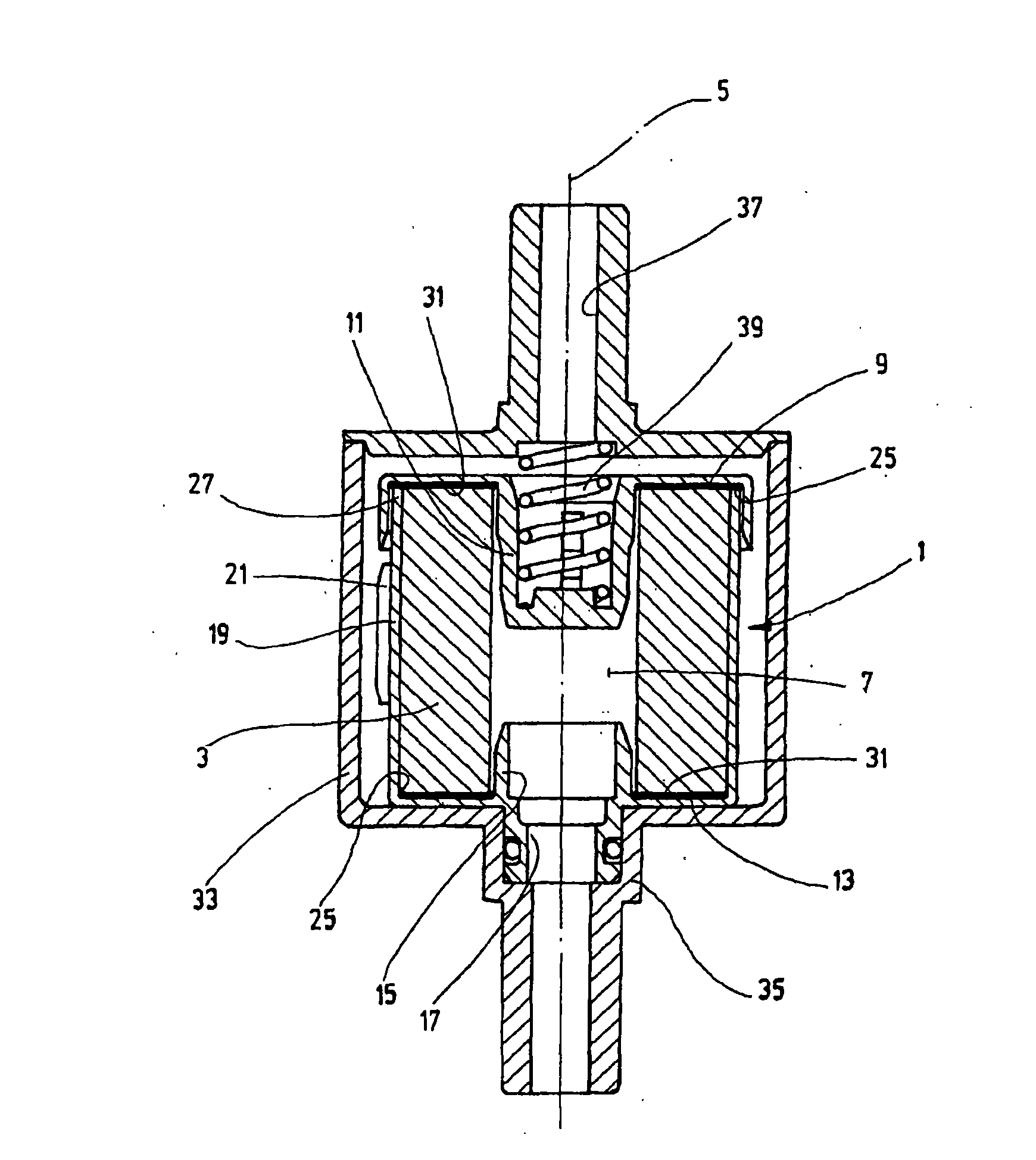 Method for the production of a filter element and filter element produced according to said method