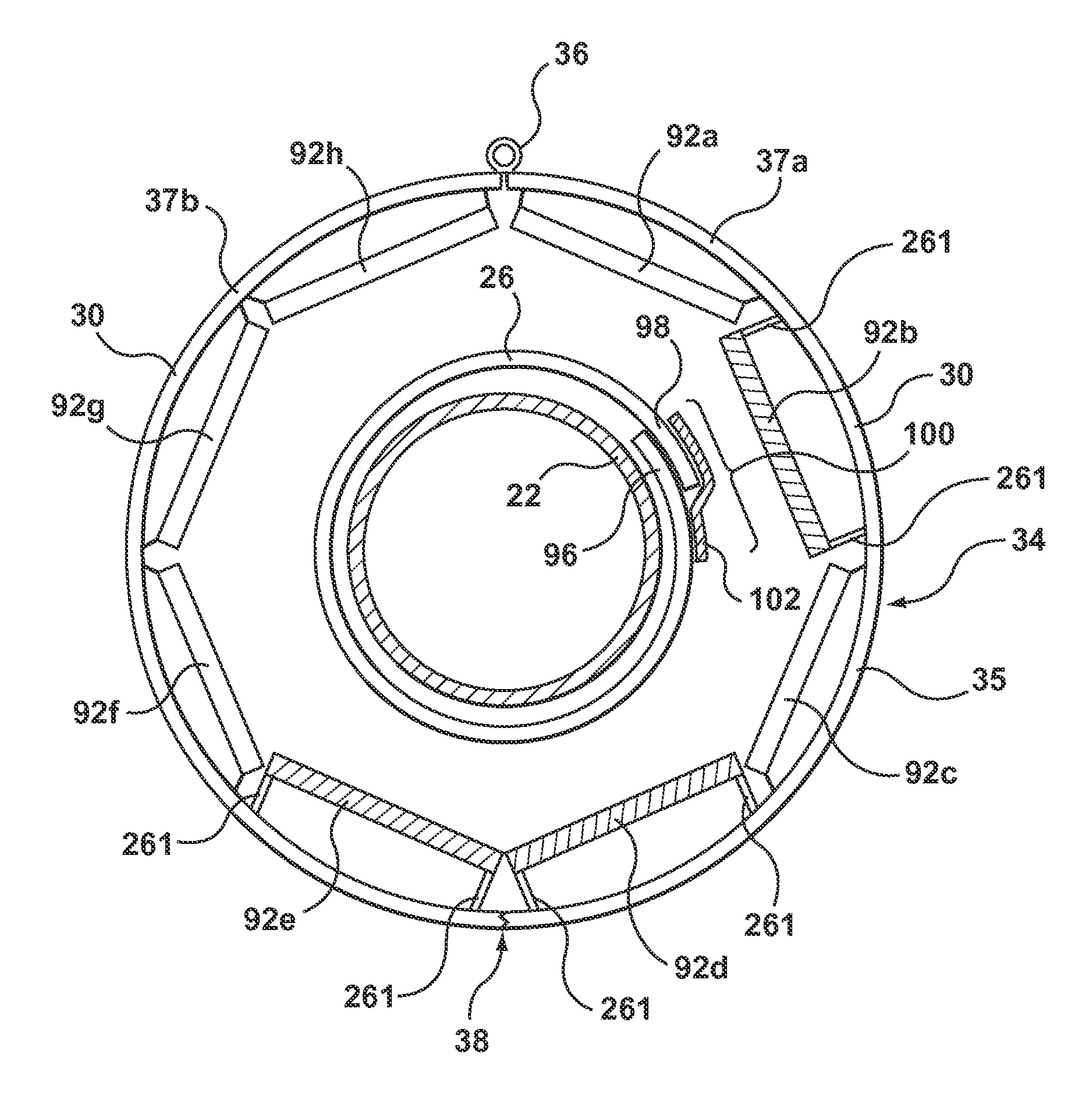 Apparatus containing multiple sequentially used infrared heating zones for tubular articles