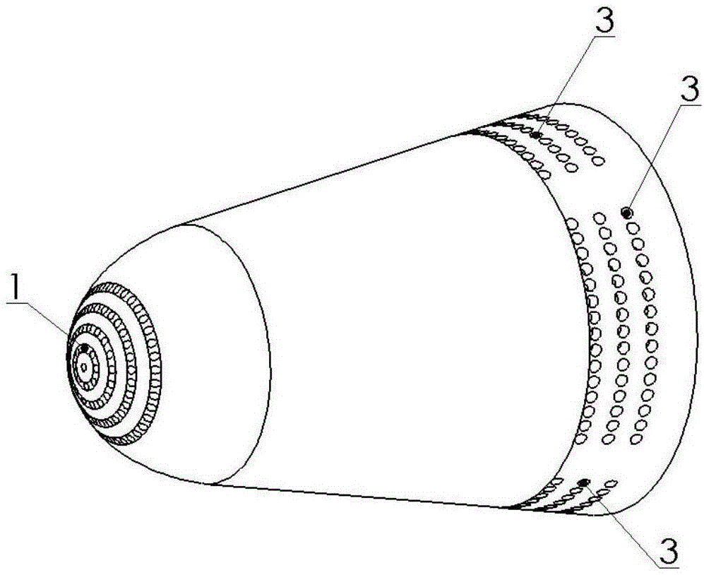 Porous flow-control device applied in hypersonic maneuverable reentry vehicle