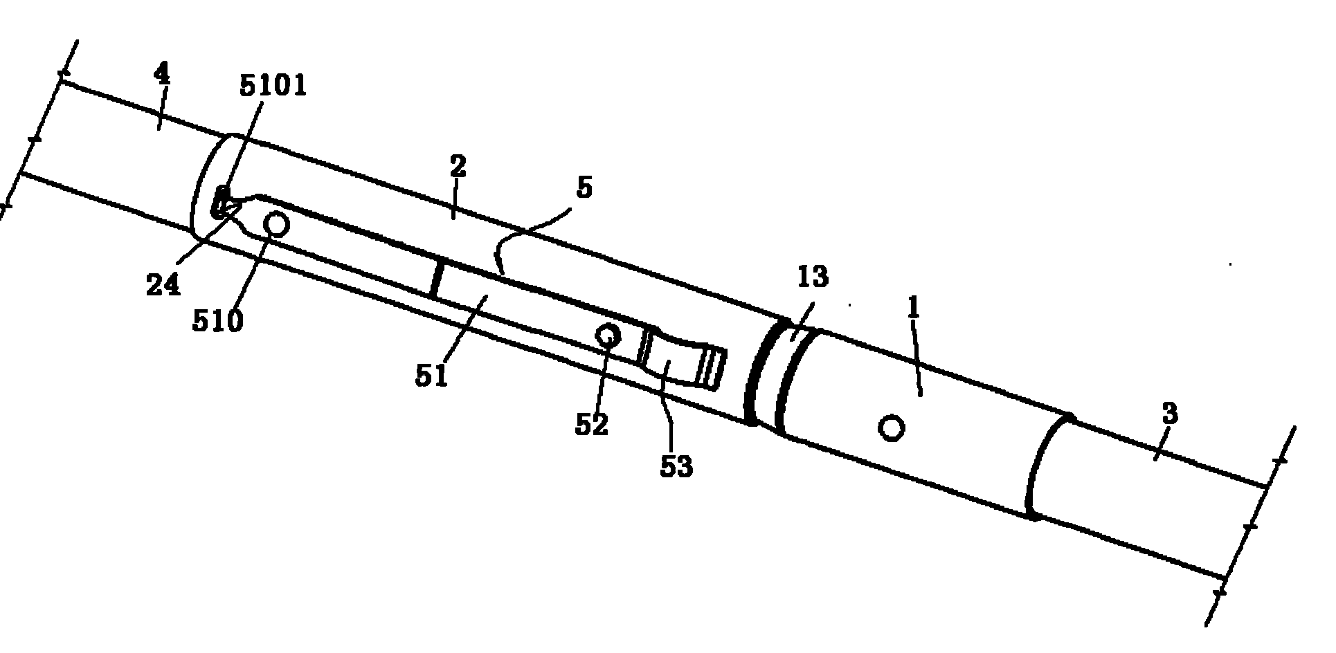 Coupling assembly of tool rod