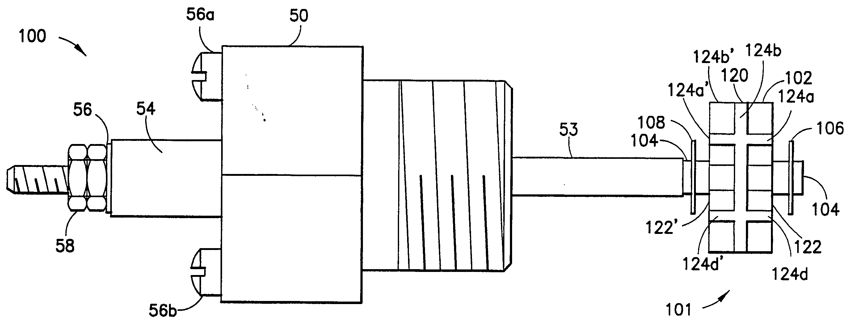 Mechanical self-cleaning probe via a jiggler