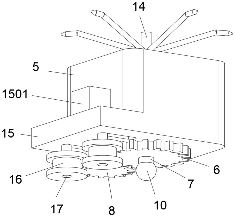 Fertilization tool for forestry seedling cultivation