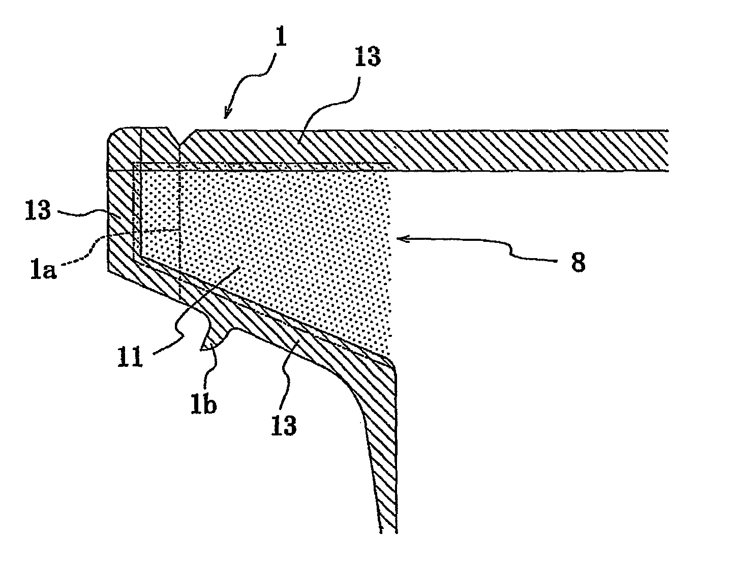 Self-standing liquid package bag with a flat film valve