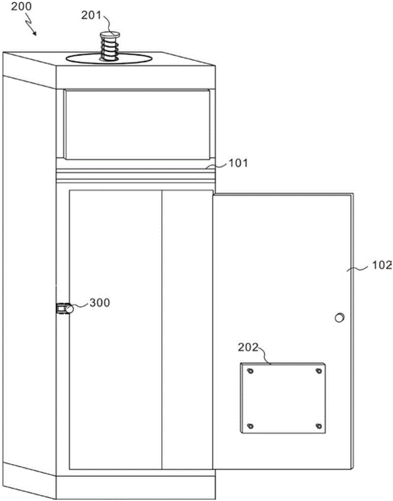Protection structure of intelligent switch cabinet