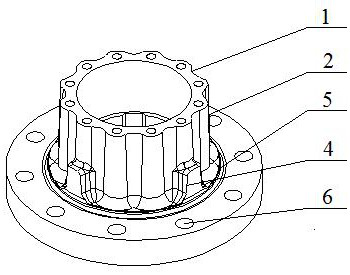 Automobile hub (HUB) and manufacturing method thereof