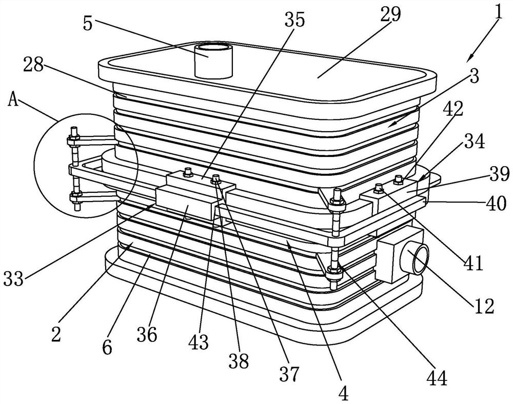 Automatic rainwater lifting device in underground rainwater pipeline and construction method