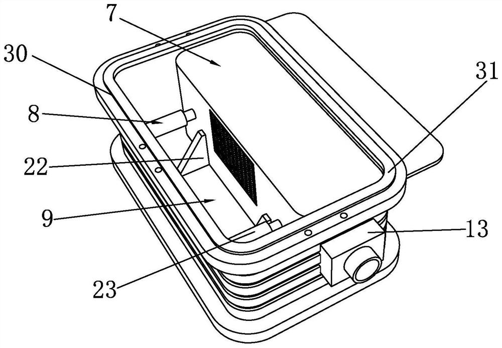 Automatic rainwater lifting device in underground rainwater pipeline and construction method