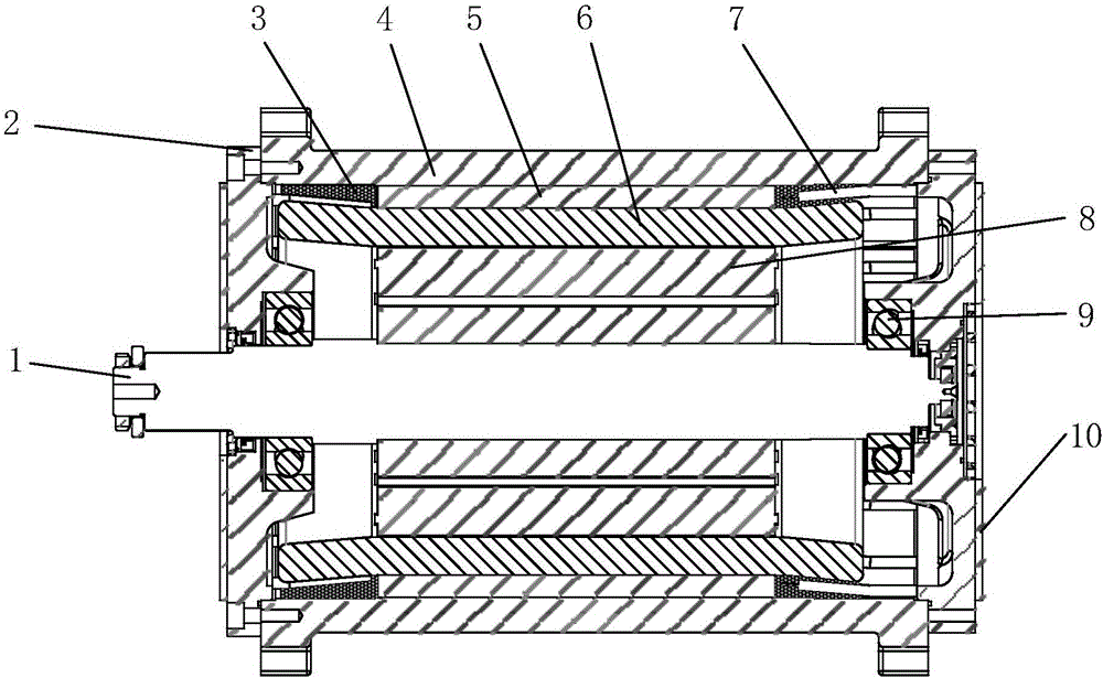 Heat pipe type winding enhanced heat motor