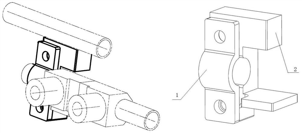 A ring pipe positioning and repairing method of complex structure of engine