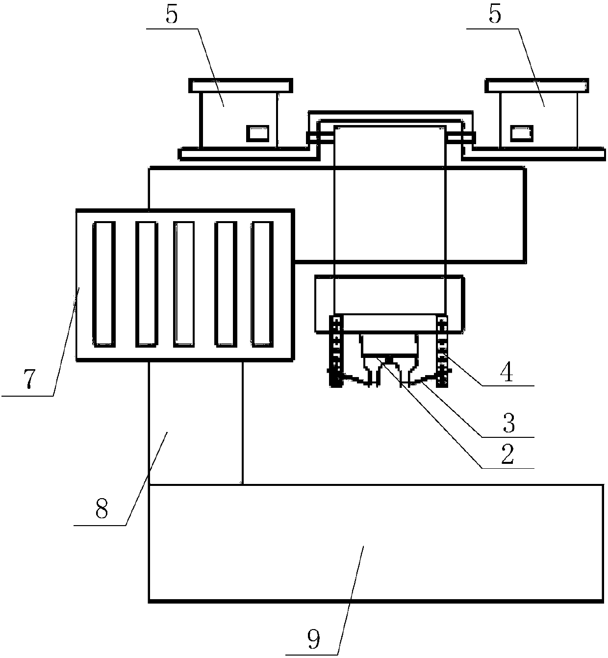 Thermal compression welding device and method