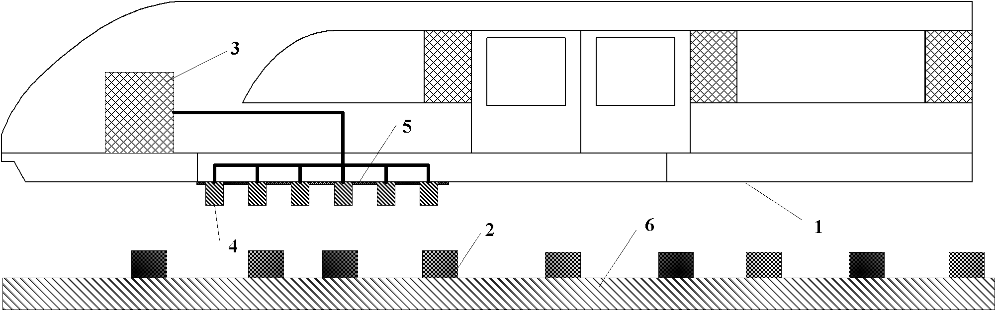 Non-contact rail traffic speed-measurement and positioning method based on sleeper detection and device thereof