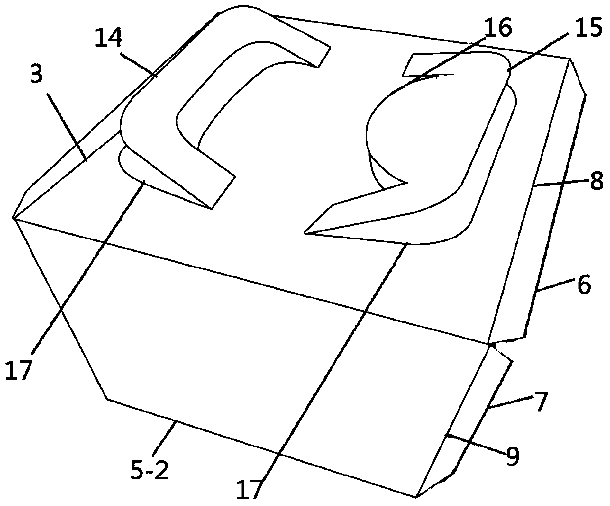 Cake packaging box, ground paper for packaging box and forming method thereof