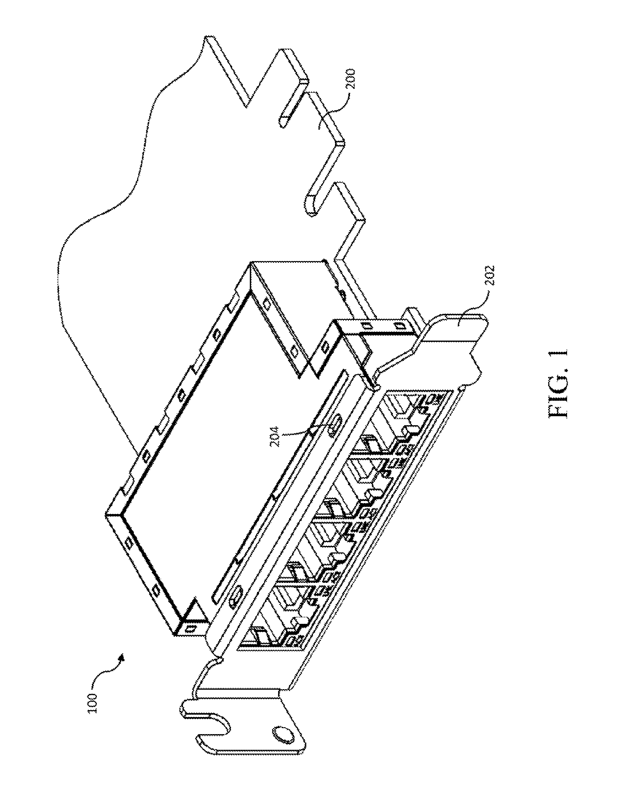 Integrated connector apparatus for PCIe applications