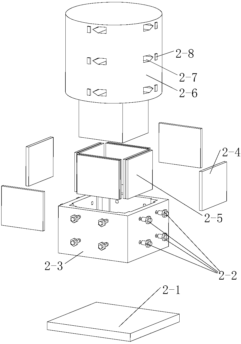 A piezoelectric strain combined micro-vibration measuring device