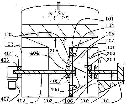 Rotary automatic cleaning type switching valve of thermal storage combustion device