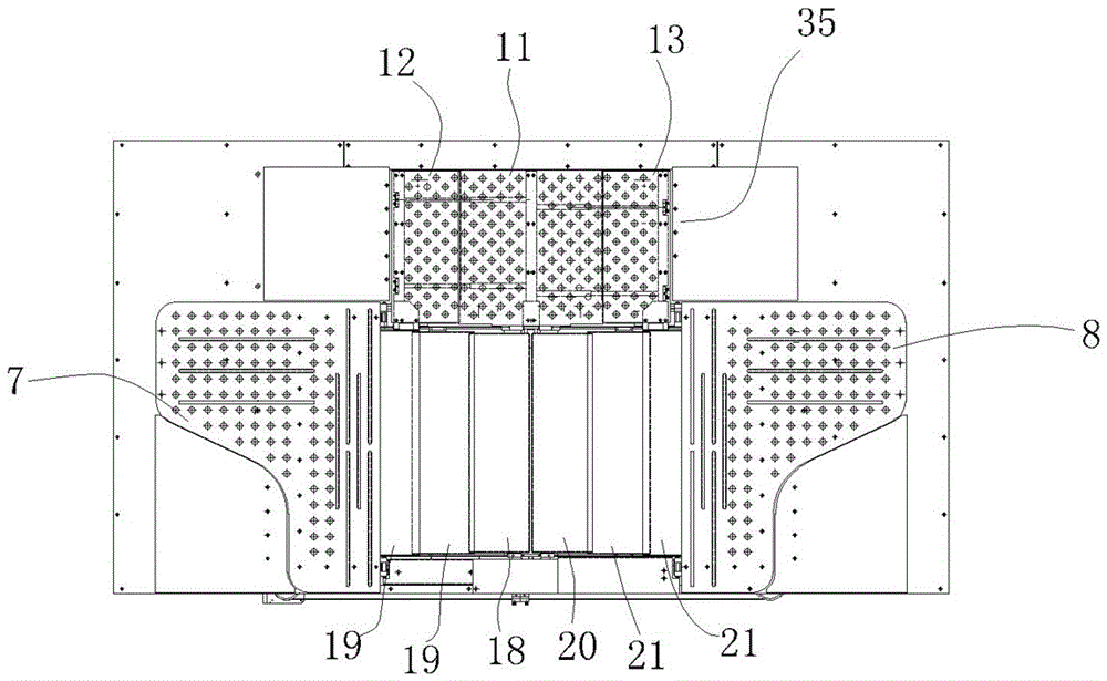 Clothes hanger assembly of an ironing machine