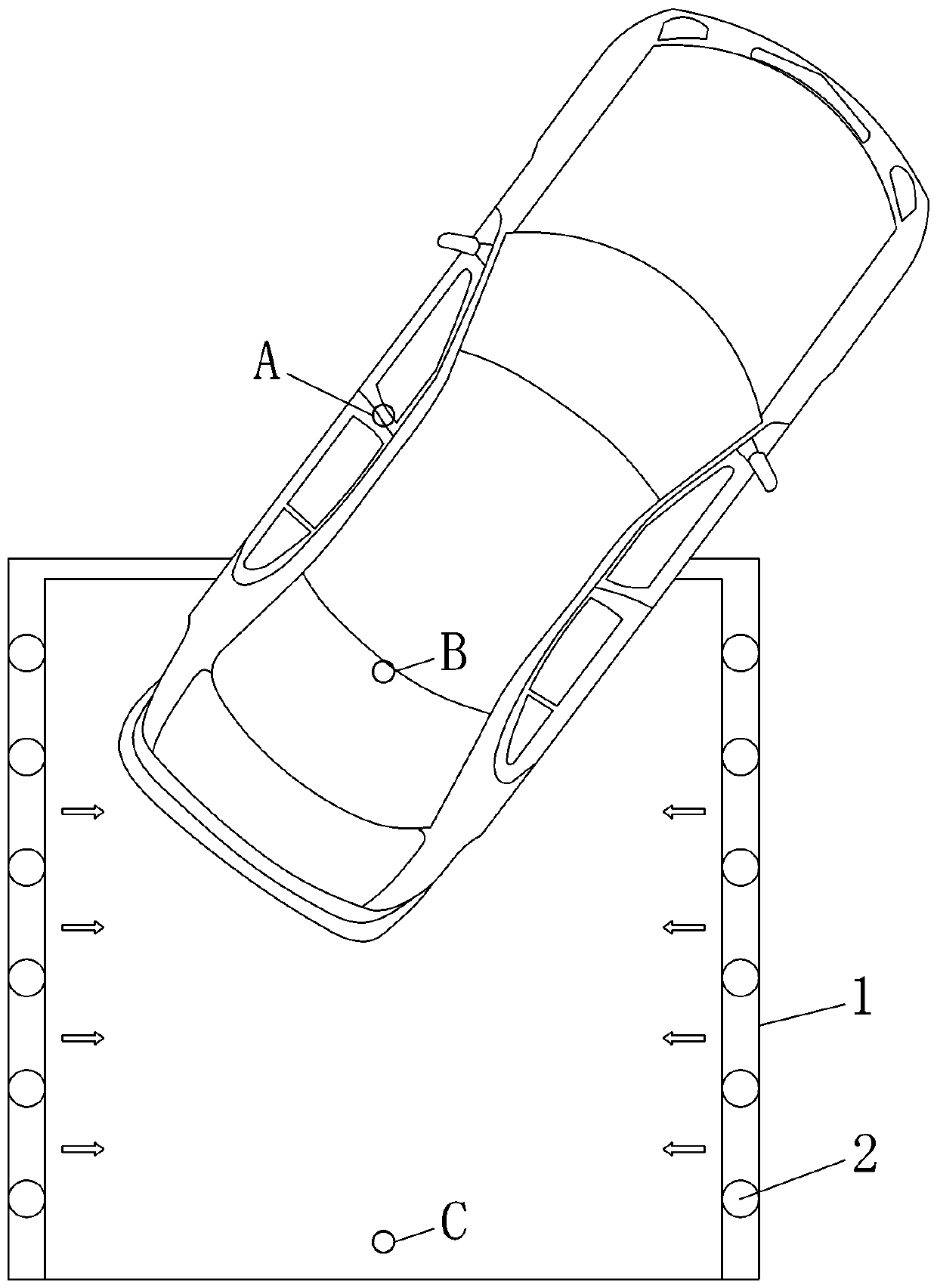 Intelligent parking space with auxiliary parking function