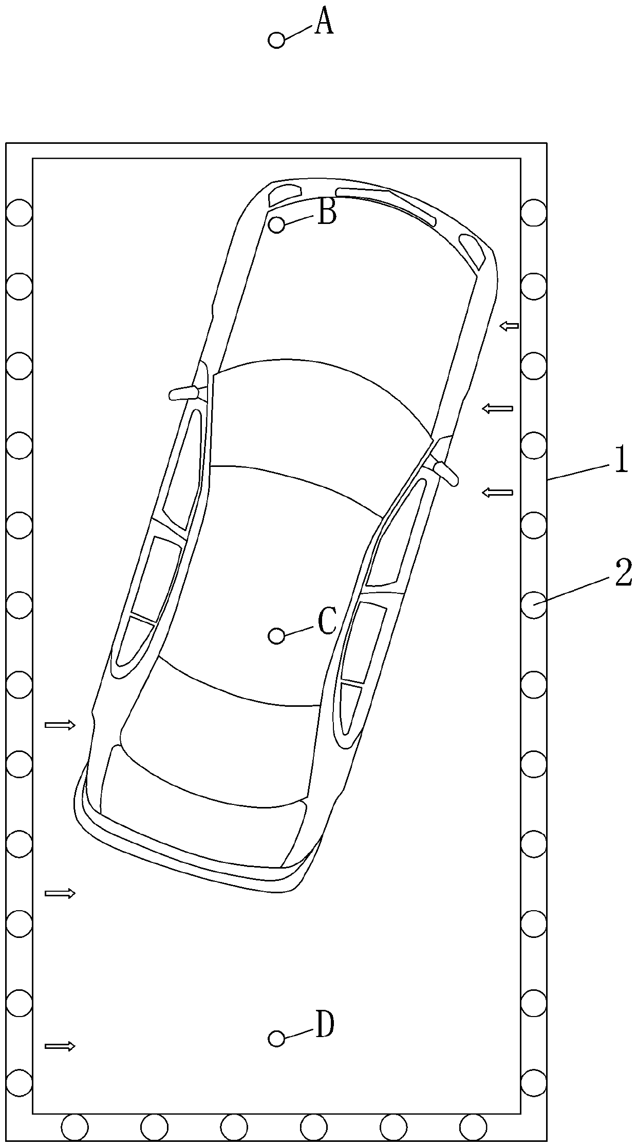 Intelligent parking space with auxiliary parking function