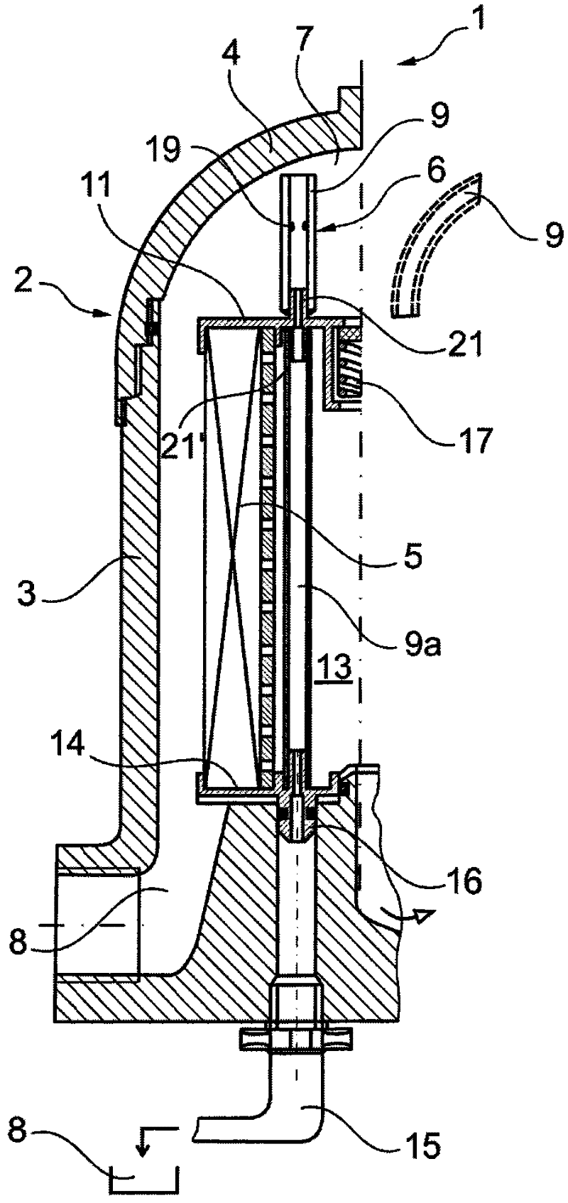 Pressure filter device