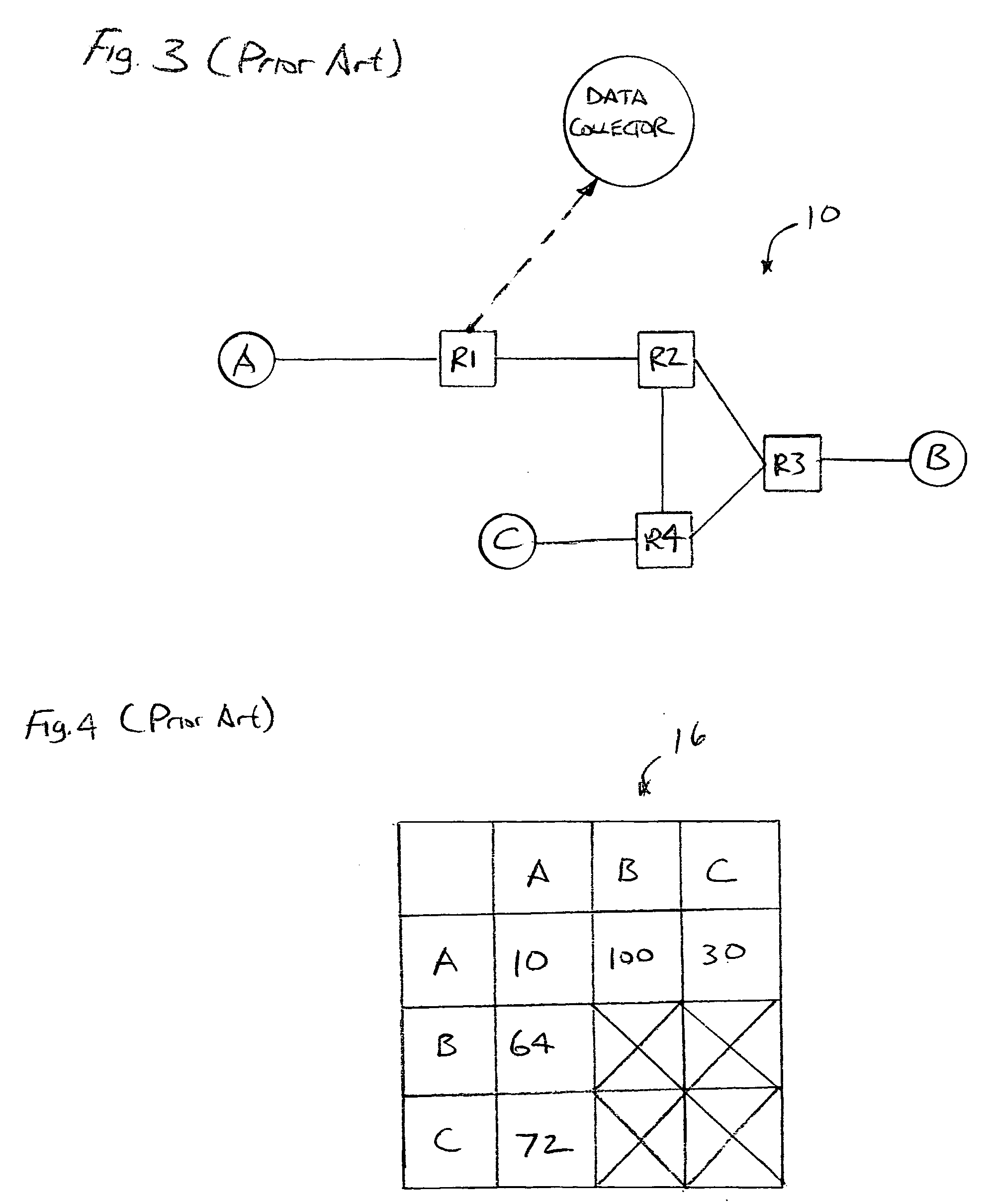 Methods and computer programs for generating data traffic matrices