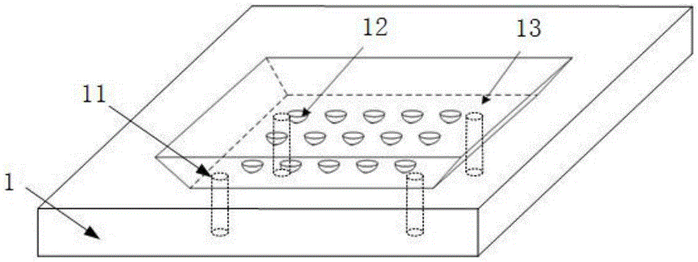 A kind of non-solder package embedded in bga chip for hybrid package