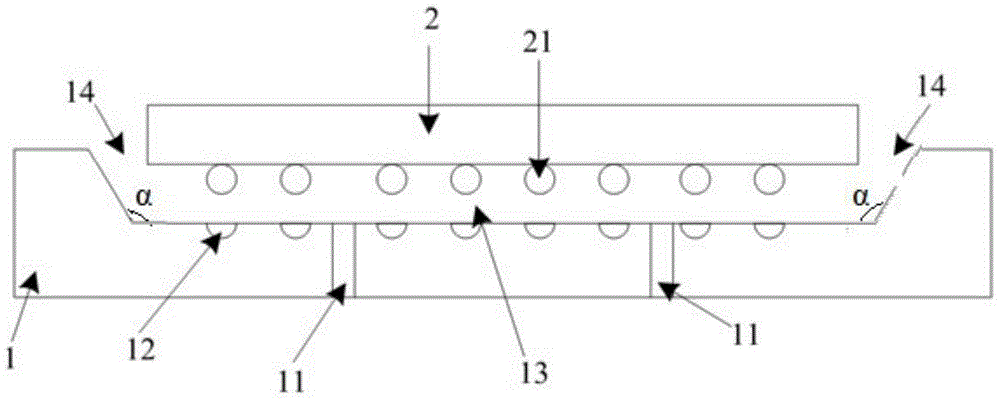 A kind of non-solder package embedded in bga chip for hybrid package