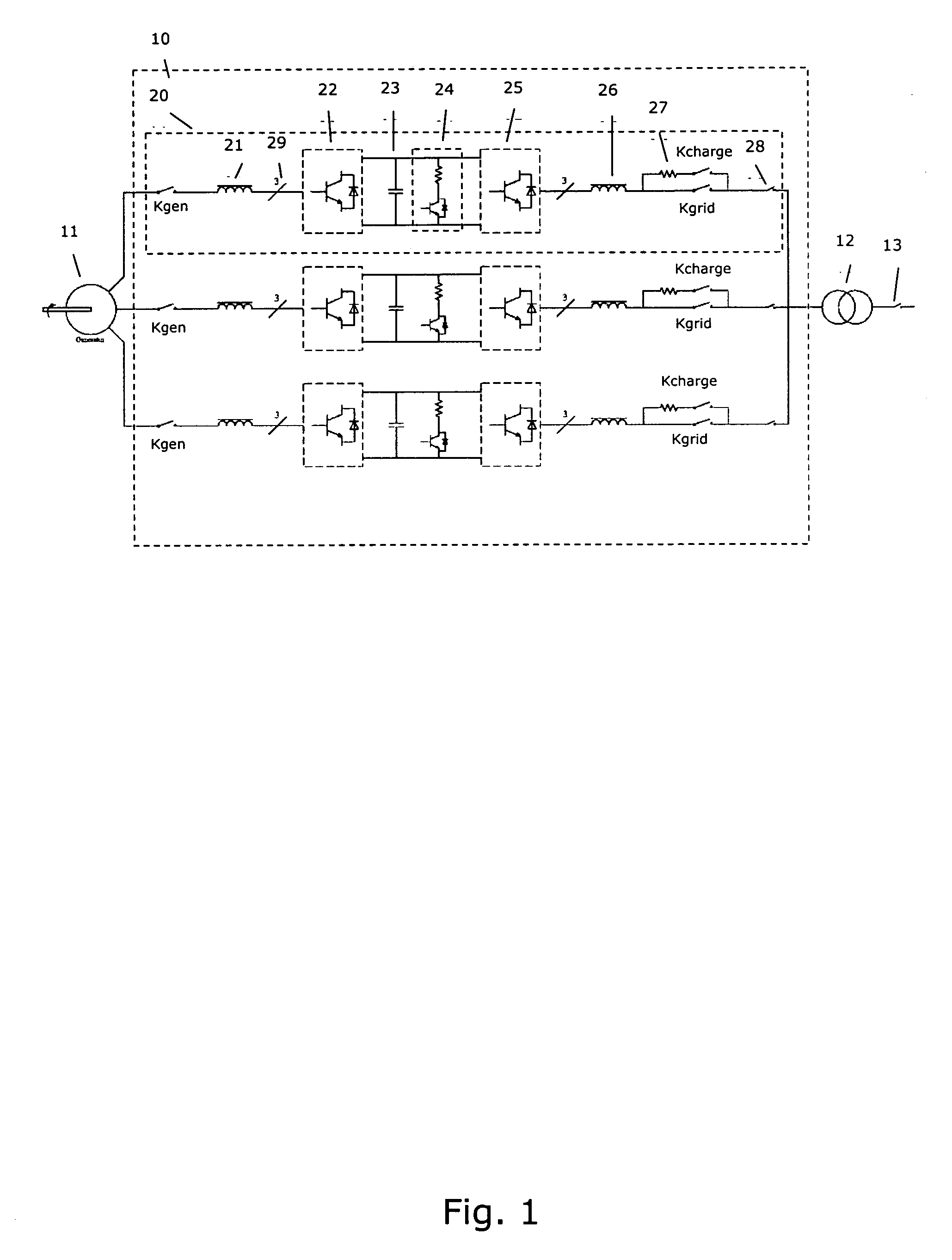 Method for operation of a converter system