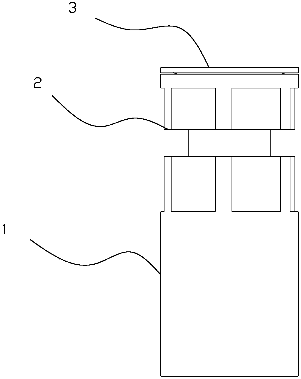 Equipment support leg