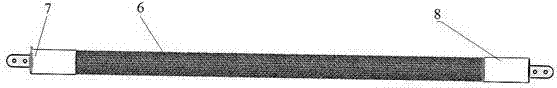 Novel graphite composite grounding material and preparation method thereof