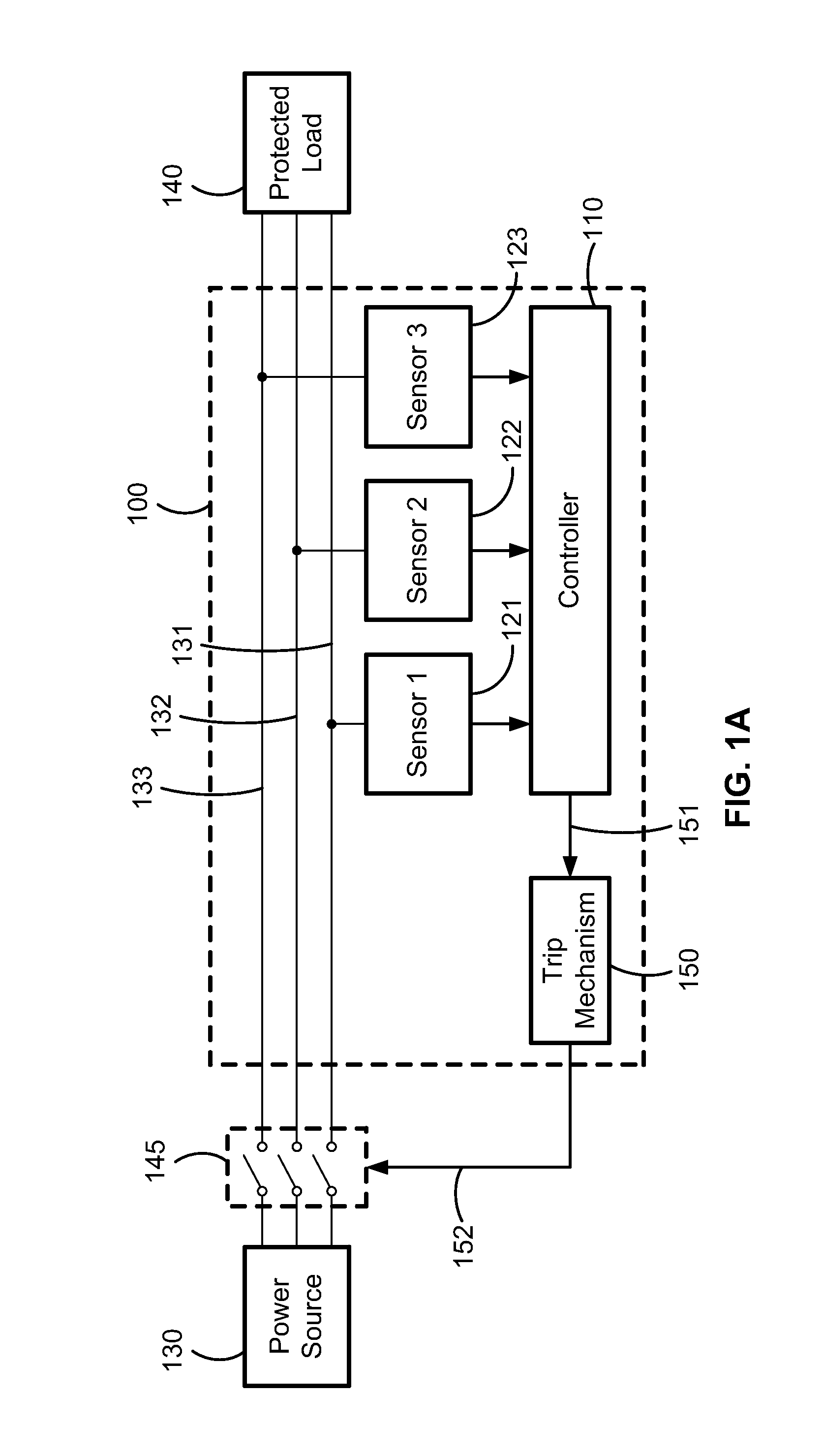 System and method for monitoring current drawn by a protected load in a self-powered electronic protection device