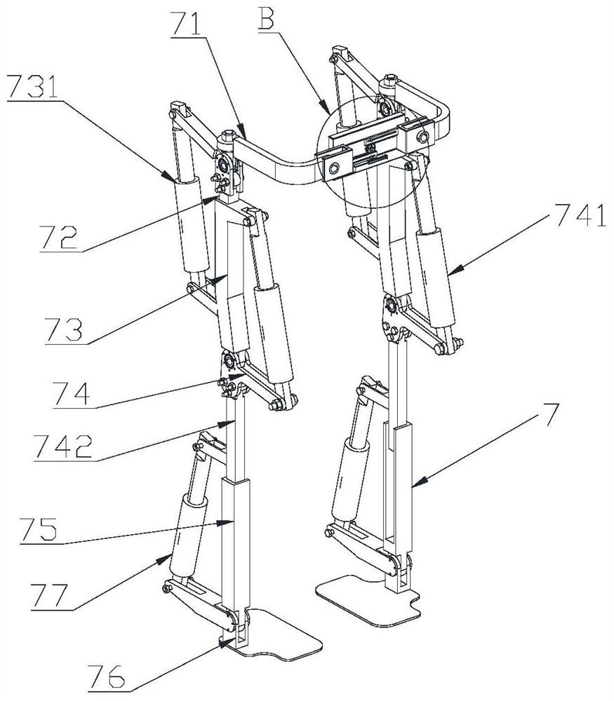 Patient limb auxiliary movement device
