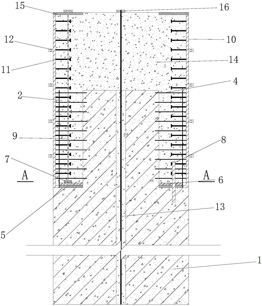 A connection structure and construction method of a reinforced concrete column connected to a steel pipe concrete column