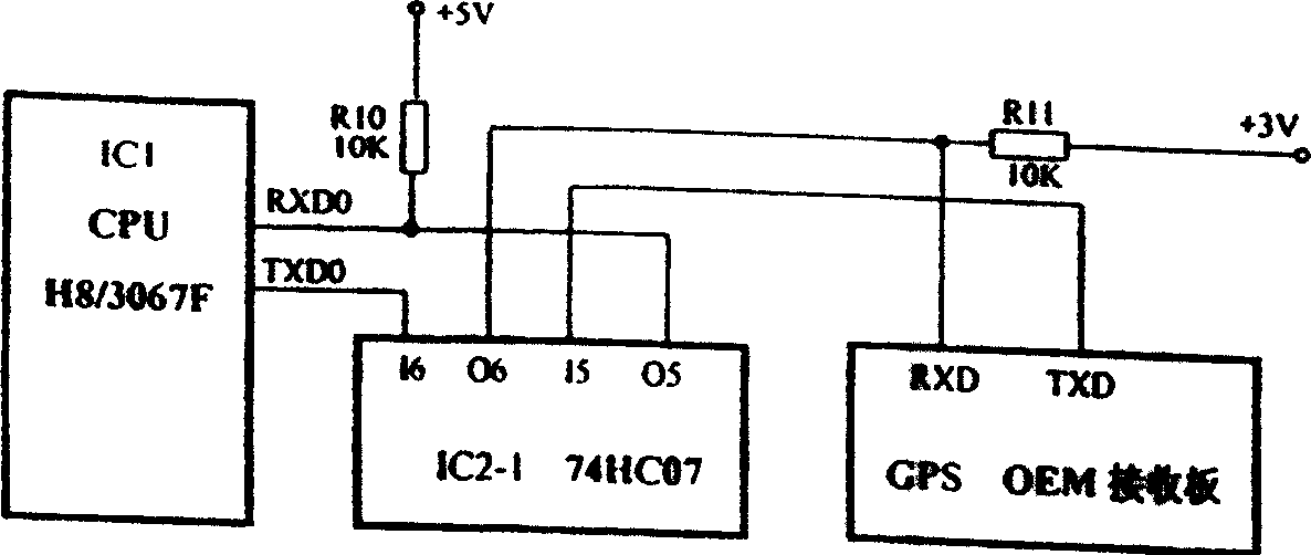 Monitoring alarm system for locating position and image transmission