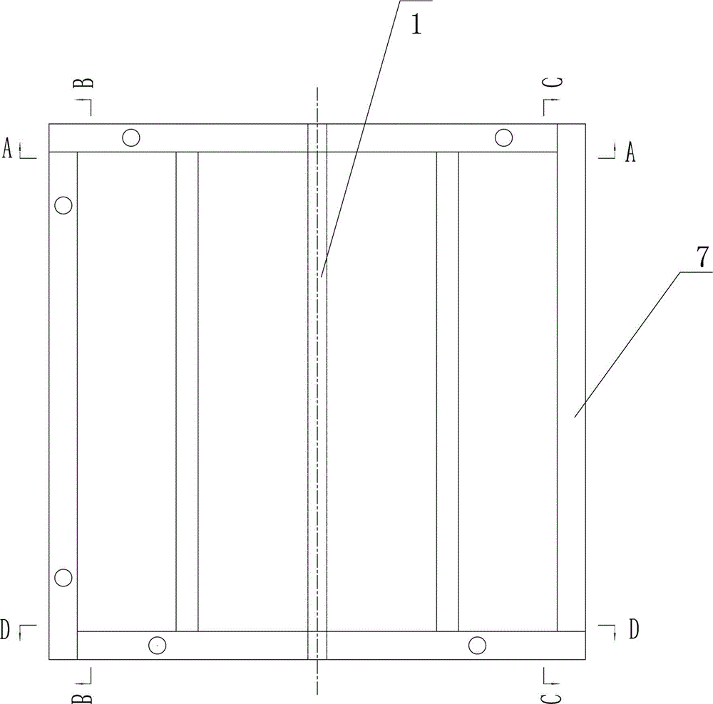 Overhauling hanging bracket for main distributing valve