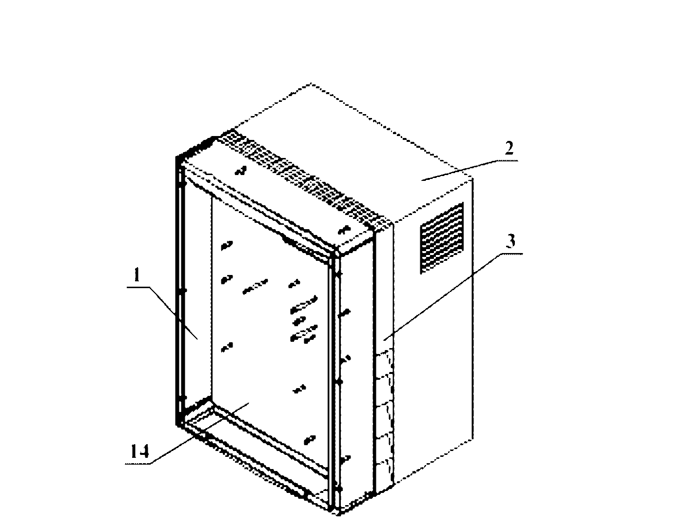 Cooling structure and cooking method of photovoltaic (PV) inverter