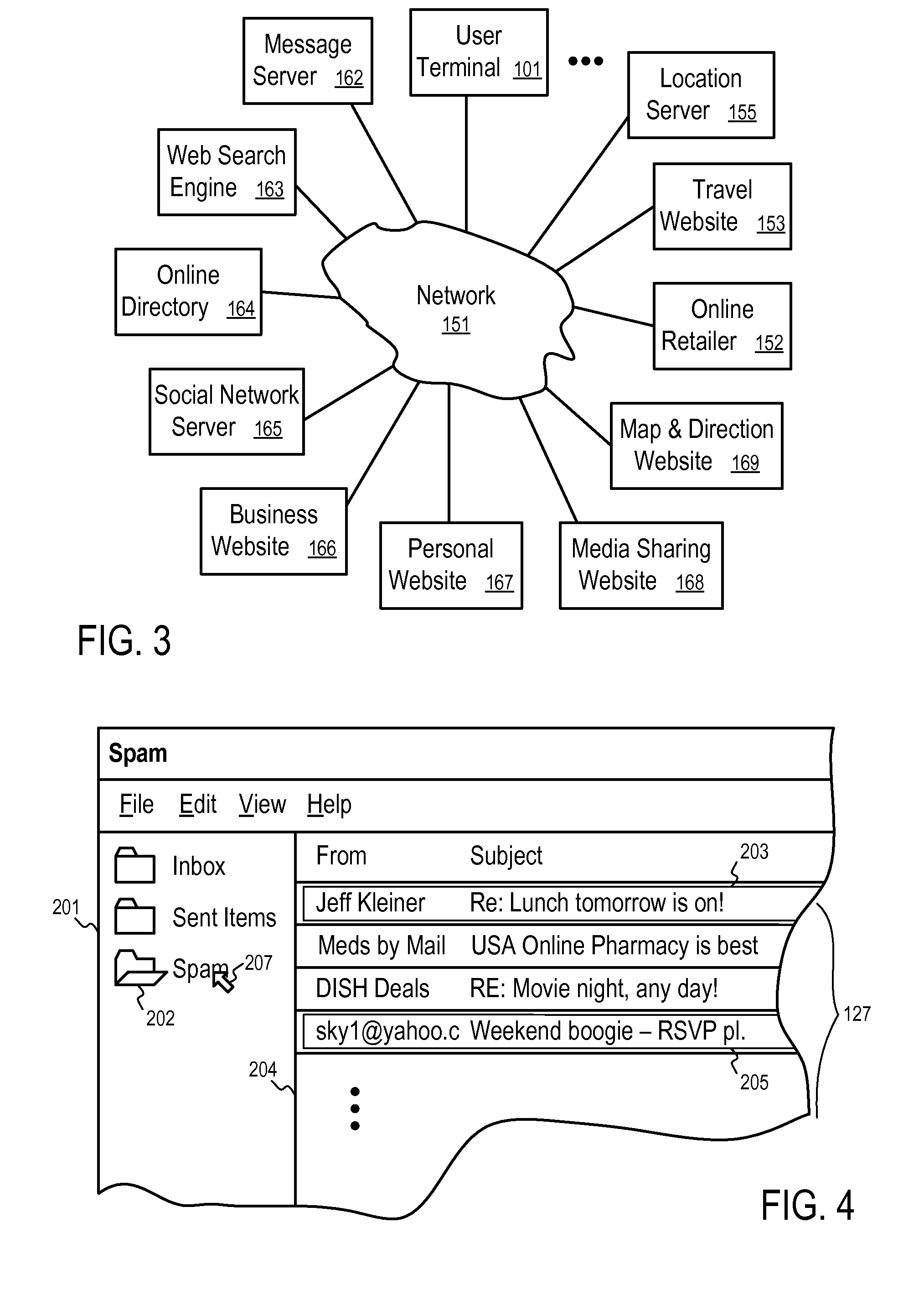 Systems and Methods for Spam Filtering