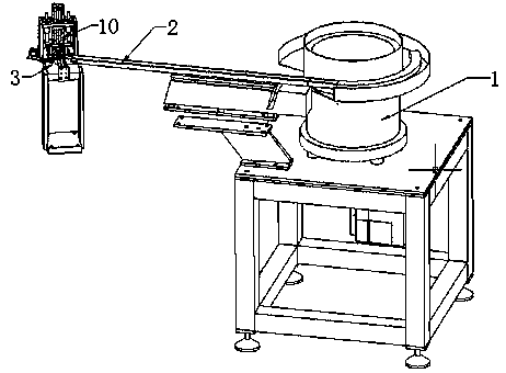 Automatic conveying press-fitting mechanism for bottle plugs