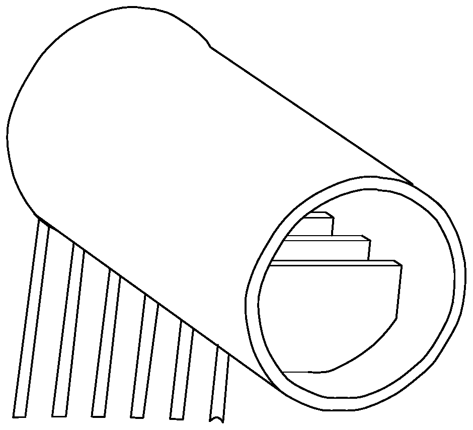 Flow collecting pipe assembly and heat exchanger