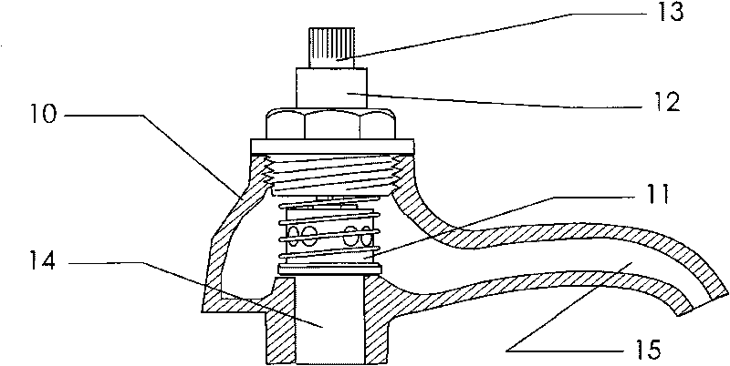 Method and device for preventing leak through of spiral lift tap