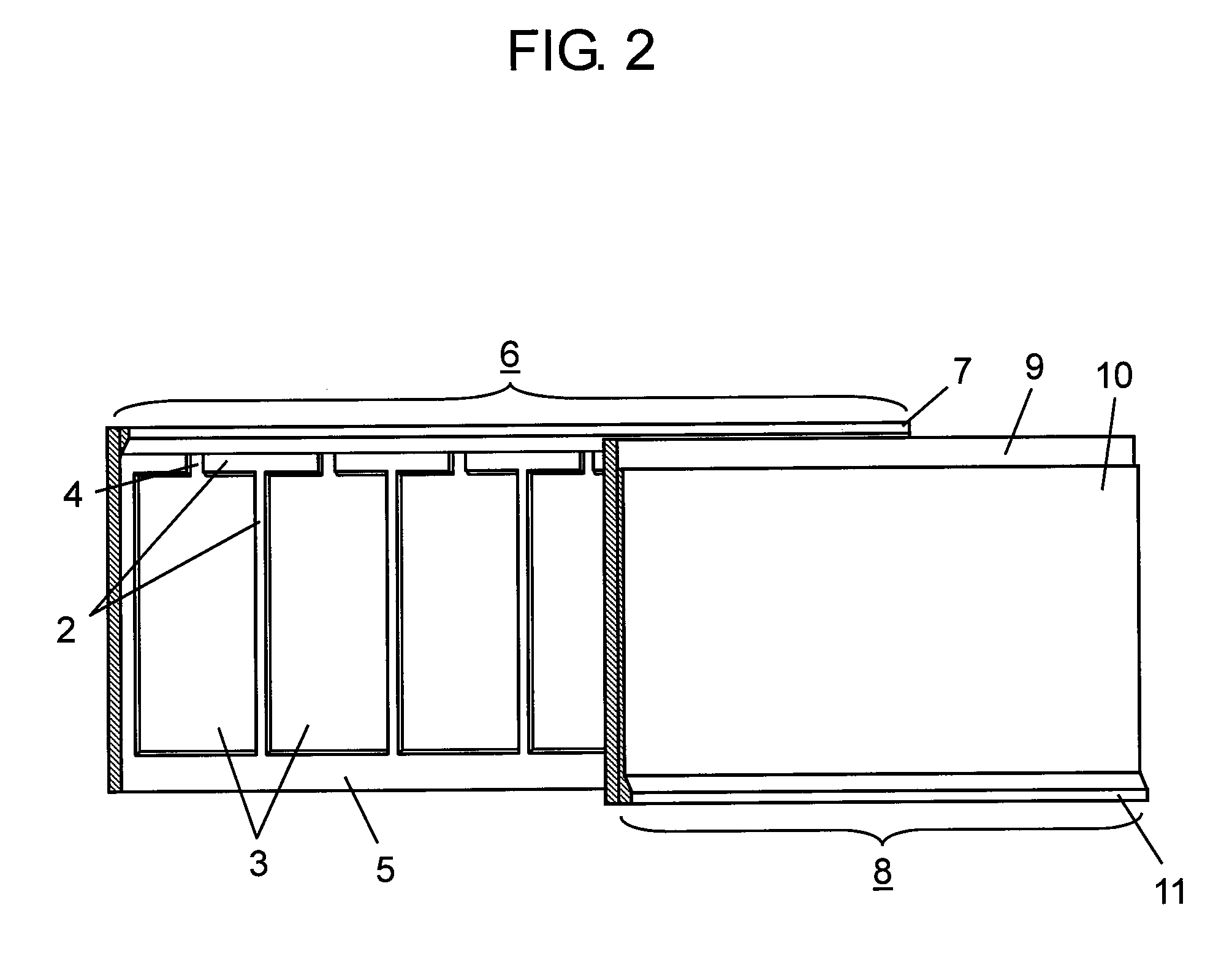 Metallization film capacitor having divided electrode with fuse